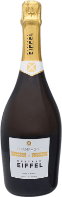 56,95 € Envío gratis | Espumoso Blanco Gustave Eiffel Blanc de Blancs A.O.C. Champagne Francia Chardonnay 75 cl