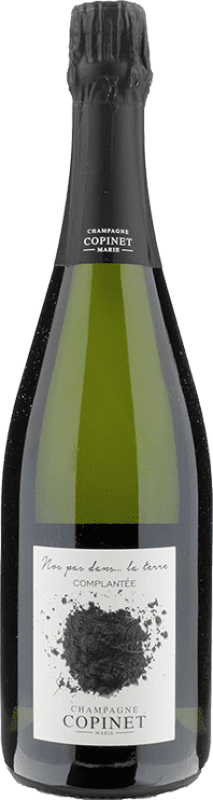 72,95 € Envío gratis | Espumoso blanco Marie Copinet Nos Pans dans la Terre A.O.C. Champagne Francia Pinot Negro, Pinot Meunier Botella 75 cl