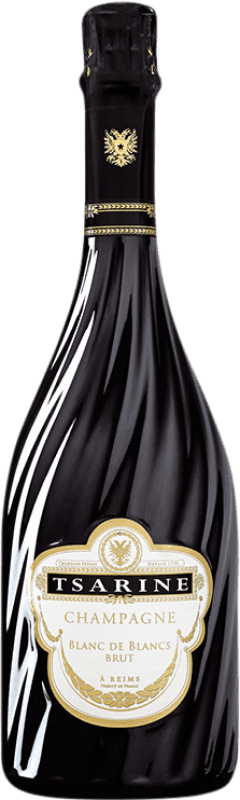 36,95 € Envio grátis | Espumante Branco Tsarine Blanc de Blancs A.O.C. Champagne França Chardonnay 75 cl