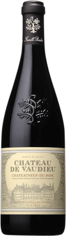 39,95 € Бесплатная доставка | Красное вино Château de Vaudieu Rouge A.O.C. Châteauneuf-du-Pape Франция Syrah, Grenache бутылка 75 cl