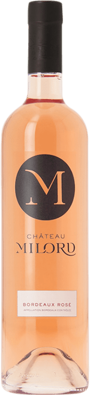 9,95 € Envoi gratuit | Vin Rosé Château Milord Rosé A.O.C. Bordeaux France Merlot Bouteille 75 cl