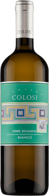 13,95 € Envio grátis | Vinho branco Colosi Bianco I.G.T. Terre Siciliane Itália Catarratto, Inzolia Garrafa 75 cl