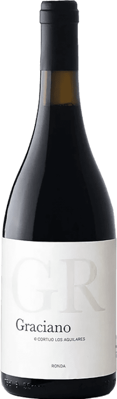 31,95 € Envio grátis | Vinho Tinto Los Aguilares D.O. Sierras de Málaga Espanha Graciano 75 cl
