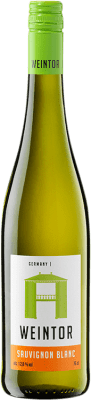 6,95 € Envío gratis | Vino blanco Die Weinmacher Weintor Q.b.A. Pfälz Alemania Sauvignon Blanca Botella 75 cl