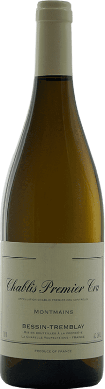 72,95 € Envío gratis | Vino blanco Bessin-Tremblay Montmains A.O.C. Chablis Premier Cru Francia Chardonnay Botella 75 cl