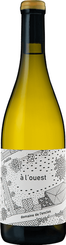 48,95 € Бесплатная доставка | Белое вино Domaine de L'Enclos À l'Ouest A.O.C. Chablis Франция Chardonnay бутылка 75 cl