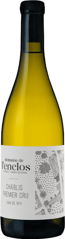 38,95 € Бесплатная доставка | Белое вино Domaine de L'Enclos Vau de Vey Premier Cru A.O.C. Chablis Франция Chardonnay бутылка 75 cl