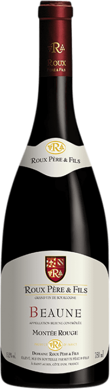 39,95 € Spedizione Gratuita | Vino rosso Domaine Roux Montée Rouge A.O.C. Beaune Francia Pinot Nero Bottiglia 75 cl