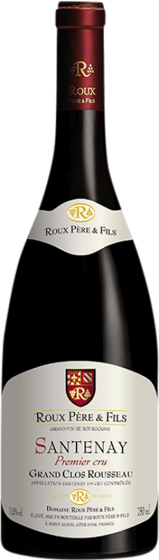 42,95 € Envoi gratuit | Vin rouge Domaine Roux Grand Clos Rousseau Premier Cru A.O.C. Santenay France Pinot Noir Bouteille 75 cl
