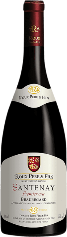 38,95 € Envío gratis | Vino tinto Domaine Roux Beauregard Premier Cru A.O.C. Santenay Francia Pinot Negro Botella 75 cl