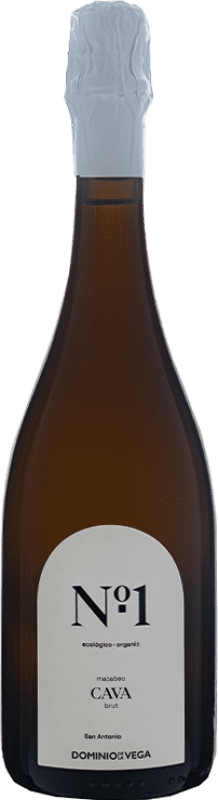 13,95 € Spedizione Gratuita | Vino Bianco Dominio de la Vega Nº 1 D.O. Cava Spagna Macabeo 75 cl