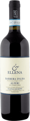 15,95 € Envio grátis | Vinho tinto Ellena Giuseppe Alferi Superiore D.O.C. Barbera d'Alba Itália Barbera Garrafa 75 cl