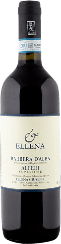 15,95 € 免费送货 | 红酒 Ellena Giuseppe Alferi Superiore D.O.C. Barbera d'Alba 意大利 Barbera 瓶子 75 cl
