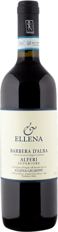 15,95 € Envio grátis | Vinho tinto Ellena Giuseppe Alferi Superiore D.O.C. Barbera d'Alba Itália Barbera Garrafa 75 cl