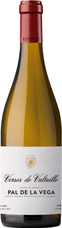 22,95 € Envoi gratuit | Vin blanc Estévez Versos de Valtuille Paraje Pal de la Vega D.O. Bierzo Espagne Godello Bouteille 75 cl