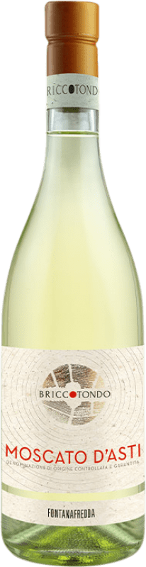 16,95 € Envío gratis | Vino blanco Fontanafredda Briccotondo D.O.C.G. Moscato d'Asti Italia Moscato Botella 75 cl