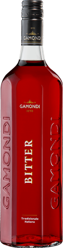 25,95 € Envío gratis | Licores Gamondi Bitter I.G.T. Grappa Piemontese Piemonte Italia Botella 1 L