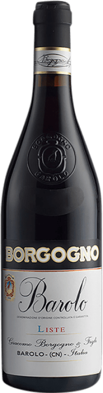 157,95 € 免费送货 | 红酒 Giacomo Borgogno Liste D.O.C.G. Barolo 意大利 Nebbiolo 瓶子 75 cl