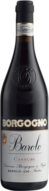 206,95 € Spedizione Gratuita | Vino rosso Giacomo Borgogno Cannubi D.O.C.G. Barolo Italia Nebbiolo Bottiglia 75 cl