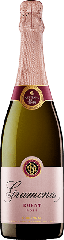 24,95 € Envoi gratuit | Rosé mousseux Gramona Roent Rosé Brut Corpinnat Espagne Grenache, Pinot Noir Bouteille 75 cl