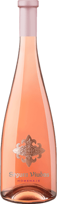 17,95 € Spedizione Gratuita | Vino rosato Segura Viudas Homenaje Rosado D.O. Cava Spagna Merlot, Grenache Bottiglia 75 cl