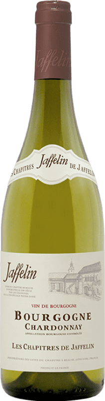 24,95 € Envio grátis | Vinho branco Jaffelin Les Chapitres A.O.C. Bourgogne França Chardonnay Garrafa 75 cl