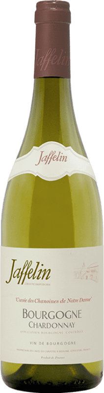 31,95 € Бесплатная доставка | Белое вино Jaffelin Cuvée des Chanoines de Notre Dame A.O.C. Bourgogne Франция Chardonnay бутылка 75 cl