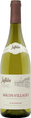 18,95 € Бесплатная доставка | Белое вино Jaffelin Villages A.O.C. Mâcon Франция Chardonnay — Шардоне 75 cl