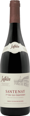 53,95 € 免费送货 | 红酒 Jaffelin Les Gravières Premier Cru A.O.C. Santenay 法国 Pinot Black 瓶子 75 cl