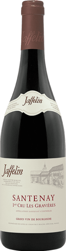 53,95 € Бесплатная доставка | Красное вино Jaffelin Les Gravières Premier Cru A.O.C. Santenay Франция Pinot Black бутылка 75 cl