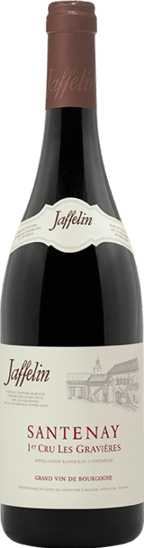 39,95 € Envio grátis | Vinho Tinto Jaffelin Les Gravières 1er Premier Cru A.O.C. Santenay França Pinot Noir 75 cl