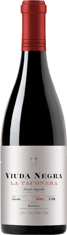 79,95 € 免费送货 | 红酒 Javier San Pedro Viuda Negra la Taconera D.O.Ca. Rioja 西班牙 Tempranillo 瓶子 75 cl