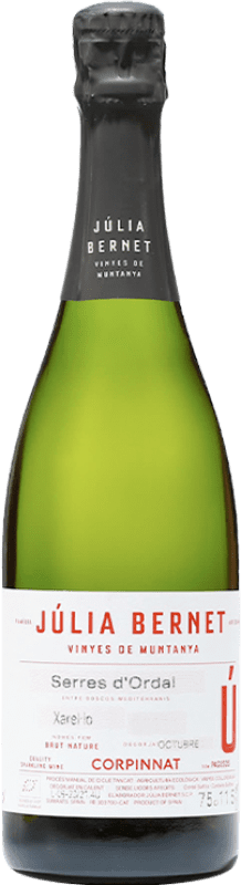 24,95 € Spedizione Gratuita | Spumante bianco Júlia Bernet U Brut Nature Corpinnat Spagna Xarel·lo Bottiglia 75 cl