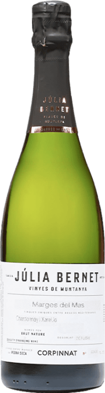 29,95 € Envio grátis | Espumante branco Júlia Bernet 60x40 Brut Nature Corpinnat Espanha Xarel·lo, Chardonnay Garrafa 75 cl