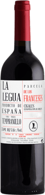 9,95 € Kostenloser Versand | Rotwein La Legua Parcela de los Franceses D.O. Cigales Spanien Tempranillo Flasche 75 cl