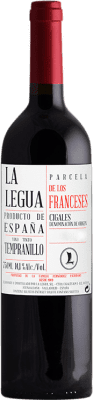 9,95 € Spedizione Gratuita | Vino rosso La Legua Parcela de los Franceses D.O. Cigales Spagna Tempranillo Bottiglia 75 cl
