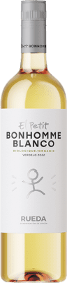 8,95 € Kostenloser Versand | Weißwein Bonhomme El Petit Bonhomme Blanco Organic D.O. Rueda Spanien Verdejo Ökologisch Flasche 75 cl