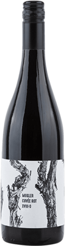 9,95 € Envio grátis | Vinho tinto M. Schädler Steffen Mugler Cuvée XVII 3 Q.b.A. Pfälz Alemanha Merlot, Pinot Preto, Pinot Meunier Garrafa 75 cl