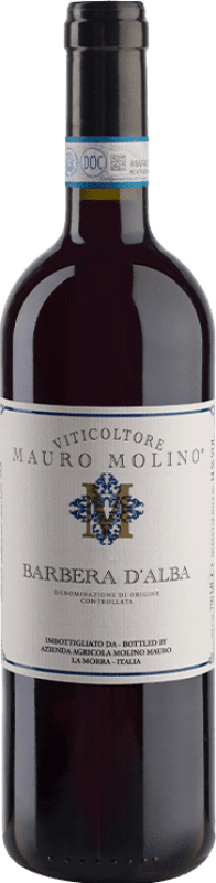 15,95 € Бесплатная доставка | Красное вино Mauro Molino D.O.C. Barbera d'Alba Италия Barbera бутылка 75 cl