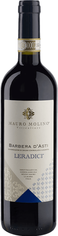 18,95 € Бесплатная доставка | Красное вино Mauro Molino Le Radici D.O.C. Barbera d'Asti Италия Barbera бутылка 75 cl