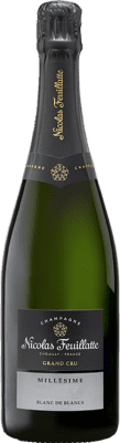 59,95 € Spedizione Gratuita | Spumante bianco Nicolas Feuillatte Grand Cru Blanc de Noirs Millésime A.O.C. Champagne Francia Pinot Nero Bottiglia 75 cl