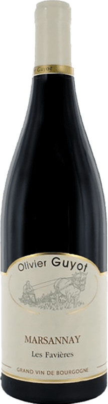 57,95 € Free Shipping | Red wine Olivier Guyot Les Favières A.O.C. Marsannay France Pinot Black Bottle 75 cl