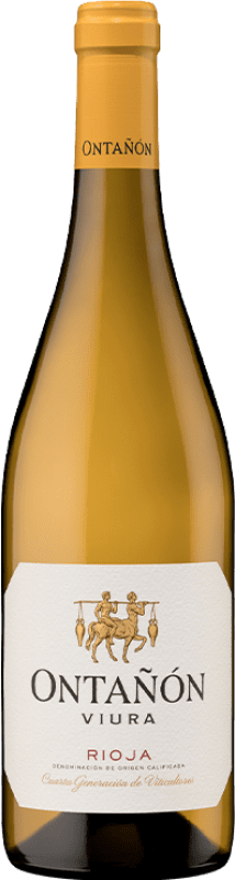 9,95 € Envio grátis | Vinho branco Ontañón D.O.Ca. Rioja Espanha Viura Garrafa 75 cl