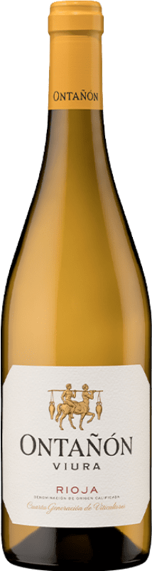 9,95 € Spedizione Gratuita | Vino Bianco Ontañón D.O.Ca. Rioja Spagna Viura 75 cl
