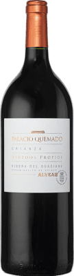 25,95 € 免费送货 | 红葡萄酒 Palacio Quemado Crianza — 陈酿 D.O. Ribera del Guadiana 西班牙 Tempranillo — 丹魄, Petit Verdot 大瓶 — Magnum 1,5 L
