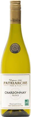 10,95 € Kostenloser Versand | Weißwein Patriarche Cépages A.O.C. Frankreich Frankreich Chardonnay Flasche 75 cl