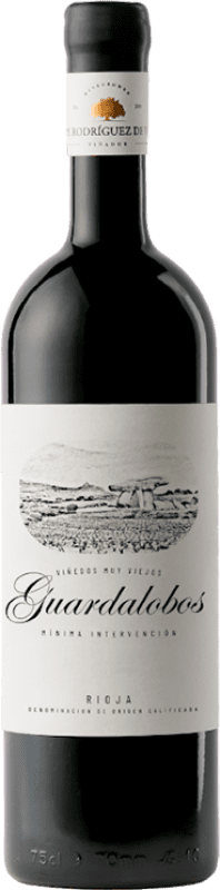 49,95 € Kostenloser Versand | Rotwein Pepe Rodríguez de Vera Viñadores del Norte Guardalobos D.O.Ca. Rioja Spanien Tempranillo Flasche 75 cl
