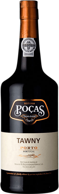 10,95 € 送料無料 | 強化ワイン Poças Júnior Tawny I.G. Porto ポルトガル Touriga Franca, Touriga Nacional, Tinta Roriz, Tinta Cão, Tinta Barroca ボトル 75 cl