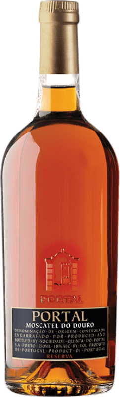 24,95 € Envío gratis | Vino dulce Quinta do Portal Moscatel Reserva I.G. Douro Portugal Moscatel Botella 75 cl