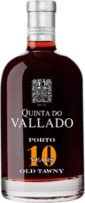 25,95 € 免费送货 | 强化酒 Quinta do Vallado Tawny I.G. Porto 葡萄牙 Touriga Franca, Touriga Nacional, Tinta Roriz, Tinta Amarela 10 岁 瓶子 Medium 50 cl